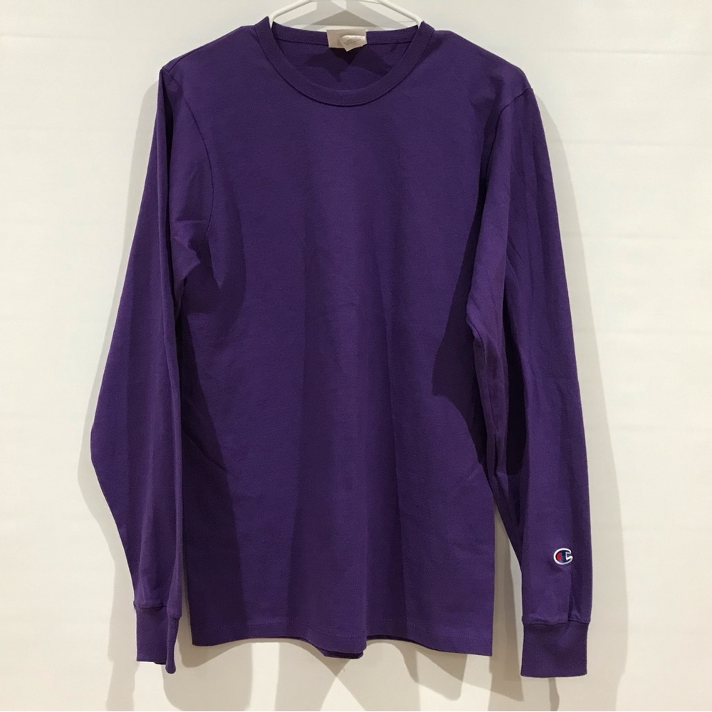 Champion Men's Long Sleeve Shirt in Deep Purple